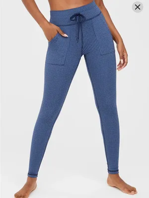 OFFLINE By Aerie Mini Houndstooth Drawcord Legging thumbnail 1