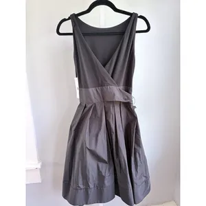 Lauren Ralph Lauren Gray Wrap Mini Dress thumbnail 2