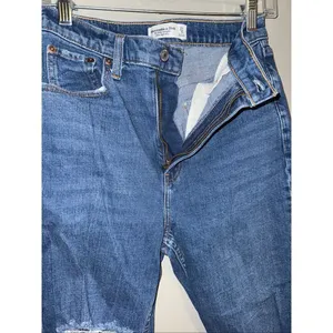 Abercrombie & fitch curve love the ankle straight ultra high rise 4/27 #714 thumbnail 4