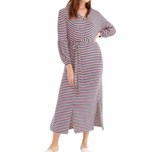 NWT Universal Standard Fir J.Crew Striped Dress Midi Medium thumbnail 2