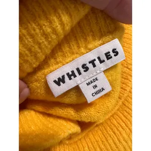 Whistles Yellow Oversized Funnel Neck Knit Wool‎ Blend Sweater M 2260969 thumbnail 7