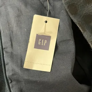 GAP NWT Deep True Navy Jacquard Dot Sleeveless Shift Dress Size Small thumbnail 8