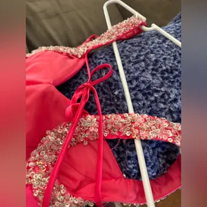 Faviana Couture Pink Prom Dress thumbnail 7
