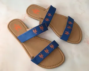 NY Mets Sandals Blue Size 7 thumbnail 1
