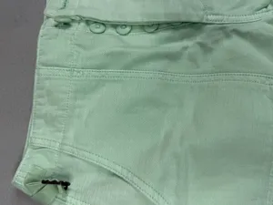 American Eagle High Rise Shorts Womens 4 Mint Green Cotton Utility Preppy thumbnail 2