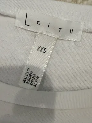 Leith White Ruched Asymmetrical Midi Dress XXS thumbnail 5