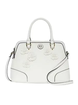 Liz Claiborne Nayla Dome Satchel Handbag in White New Womens Tote Bag Purse thumbnail 11