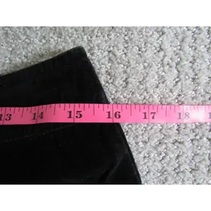 American Eagle Corduroy Mini Skirt Size‎ 12 Black Vintage Y2K Grunge Casual thumbnail 4