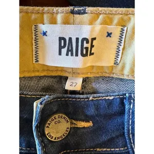 Paige‎ Jeans Women 27 Blue Medium Wash Denim Ankle Faded Skyline Skinny thumbnail 9