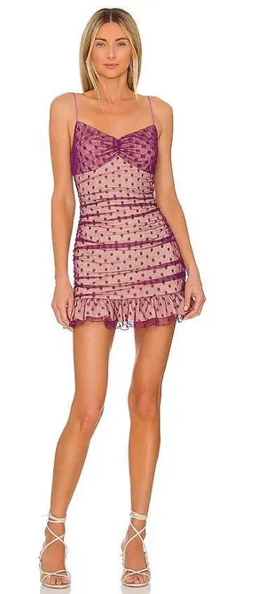 More To Come Fuchsia Elena Mini Dress thumbnail 1