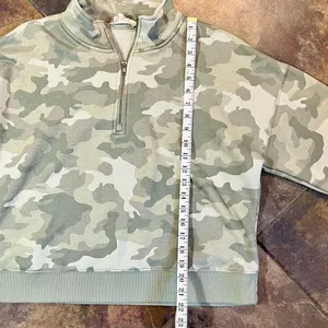 Hippie Rose Camouflage Zip Sweatshirt XL thumbnail 6