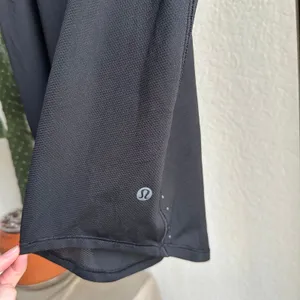 Lululemon High Neck Run and Train Black Tank Top thumbnail 4