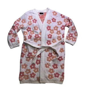 The Styled Collection Madi Nelson Robe Womens S/M‎ Pink Orange Flower Cozy thumbnail 1