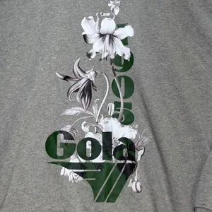 Gola for Anthropologie Grey Colorblock Floral Graphic Polo Dress M Sporty Tennis thumbnail 2