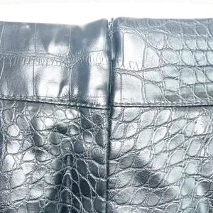 Forever 21 Black Snake Skin Faux Leather NEW Mini Skirt thumbnail 5