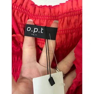 Tuckernuck o.p.t. Smocked‎ Midi Dress Tiered Sundress Casual Summer Pink Size S thumbnail 6