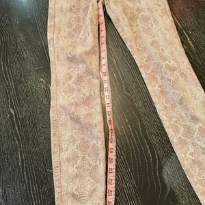 Rich & Skinny Women's Size 24 Pink reptile print Skinny Jeans Stretch Denim thumbnail 4