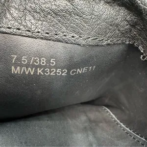 Kork-Ease Black Leather Wedge Boots Women’s 7.5 Side Zip Comfort thumbnail 8