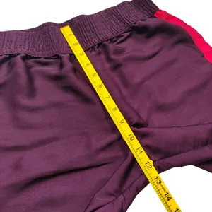 Aerie Floral Wide Leg Pants Size Medium Womens Burgundy Red Trousers Lightweight thumbnail 5