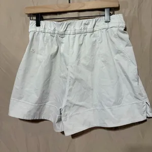 Lululemon Cinchable Waist High-Rise Woven Short 3.5" Bone thumbnail 1