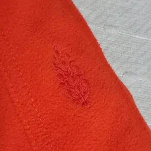 Free People FP Movement Climber Orange Fleece Oversized Jacket‎ Size L thumbnail 11