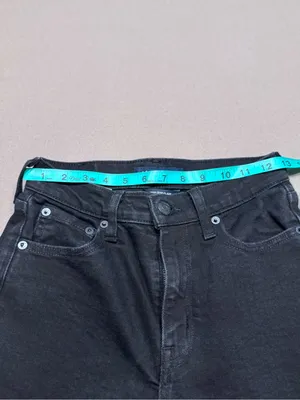 Aeropostale Black High-Rise Flare Jeans thumbnail 7