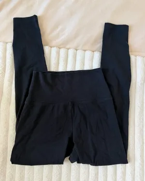 aerie Black High-Rise OG Leggings thumbnail 1