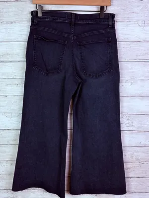 Madewell Flared Wide-Leg Crop Jeans Size 30P thumbnail 5