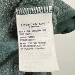Cozy Crewneck Sweatshirt in Evergreen Green Size Medium American Eagle thumbnail 8