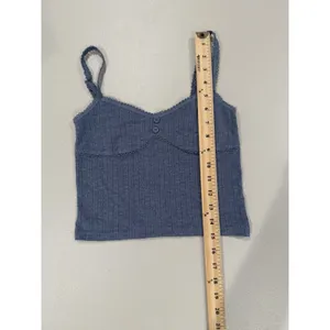 Edikted Crop Tank Top XS Cotton Stretch Y2K Babydoll Coquette Travel Concert thumbnail 5