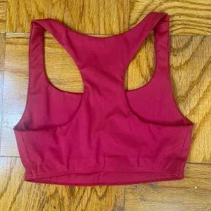 Reformation Burgundy Sports Bra thumbnail 3