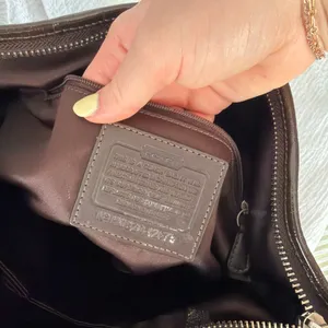 Coach Shoulder Bag Vintage Brown thumbnail 3