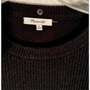 Madewell Black Pullover Sweater Size Medium thumbnail 3