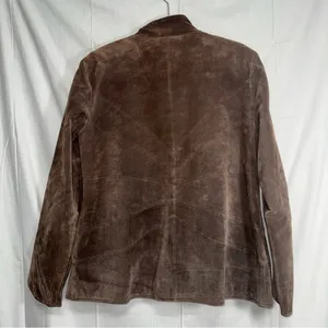 Bob Mackie Suede Wearable Art Jacket Embroidered thumbnail 6