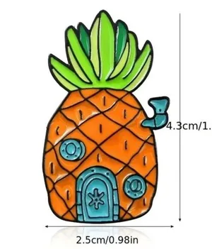 SpongeBob SquarePants pineapple pin￼ Orange thumbnail 3