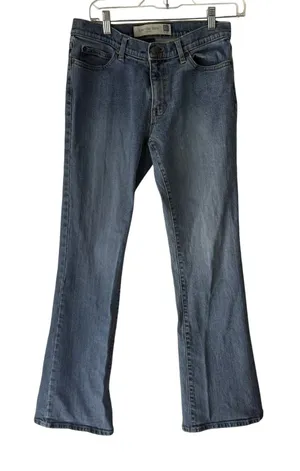 GAP Jeans Womens 6 Blue Low‎ Rise Flare Stretch Denim Classic Y2K 2000s Pants thumbnail 1