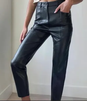 Wilfred Aritzia Rebel Vegan Leather Pants thumbnail 1