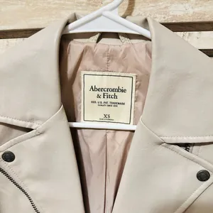 Abercrombie & Fitch Women's Light Leather Jacket thumbnail 2