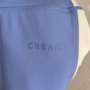 ✨Cream Yoga Hana 7/8 Side Stripe Blue Sz Medium Leggings✨ thumbnail 7