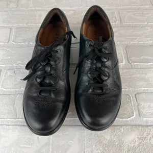 Aravon Duxbury Delilah Shoes Womens 9 B Black Leather Comfort Walking Lace Up thumbnail 7