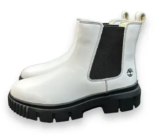 Women's‎ Timberland Greyfield Chelsea White Full Grain Pull on Boot TBOA5U4TL77 thumbnail 1