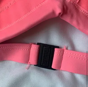 Hot Pink Crotchet Neoprene Tringl Bikini Small Top thumbnail 5