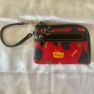 RARE Dooney & Bourke Limited Edition Scottie Dog Zip Around Wallet thumbnail 2