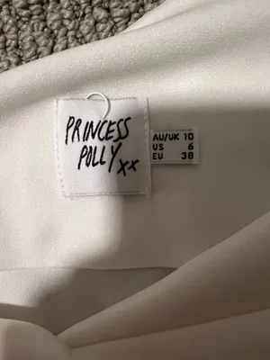 Princess Polly White One-Shoulder Top thumbnail 3