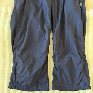 Lululemon Navy Blue dance studio cropped pants thumbnail 3