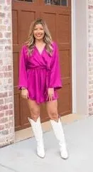 Boutique Pink Romper thumbnail 1