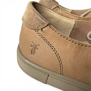 FRYE Gemma Ivy Low Lace Sneaker Taupe Brown Casual Leather Shoe Women's 9‎ M thumbnail 3