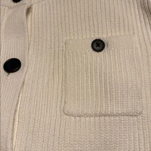 J Crew women’s Four-pocket cardigan chunky ivory CG804 Size XL NWT thumbnail 5