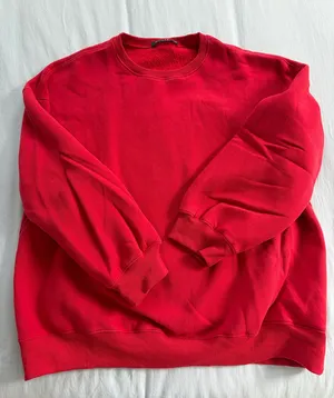 EFAN Oversized Hoodie Red Size XL thumbnail 1