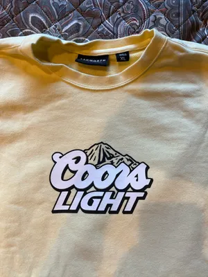 Coors Light Yellow Crewneck thumbnail 5